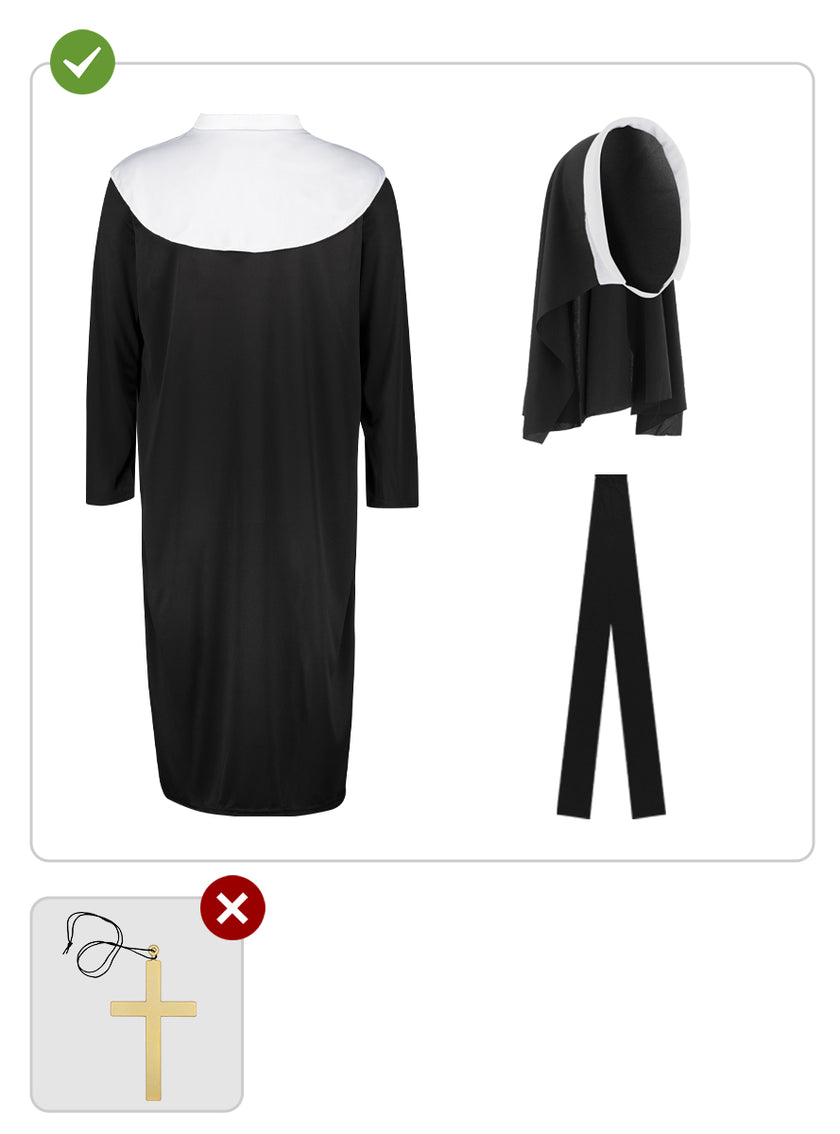 Déguisement nonne grande taille