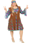Déguisement hippie femme grande taille