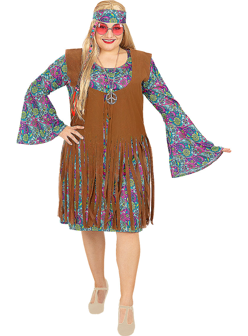Déguisement hippie femme grande taille