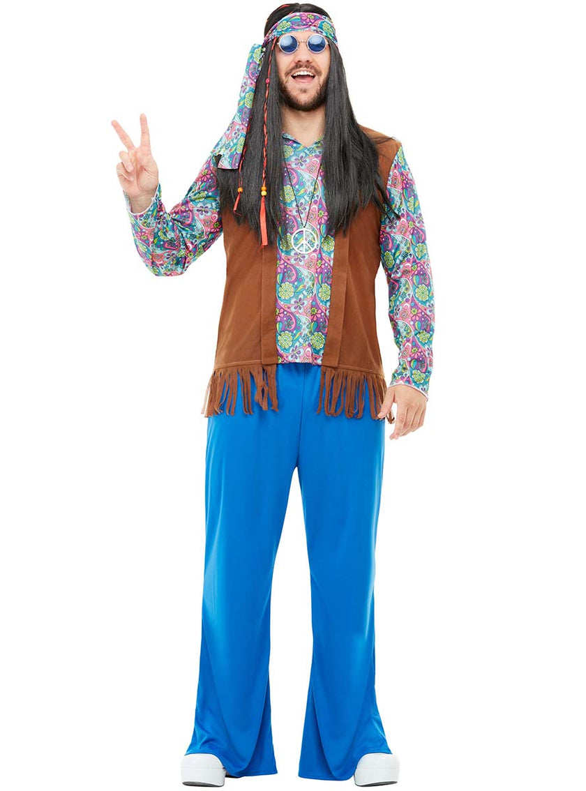 Déguisement hippie homme grande taille