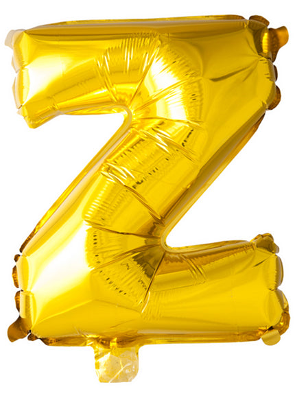Ballon lettre Z doré (102 cm)
