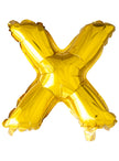 Ballon lettre X doré (102 cm)