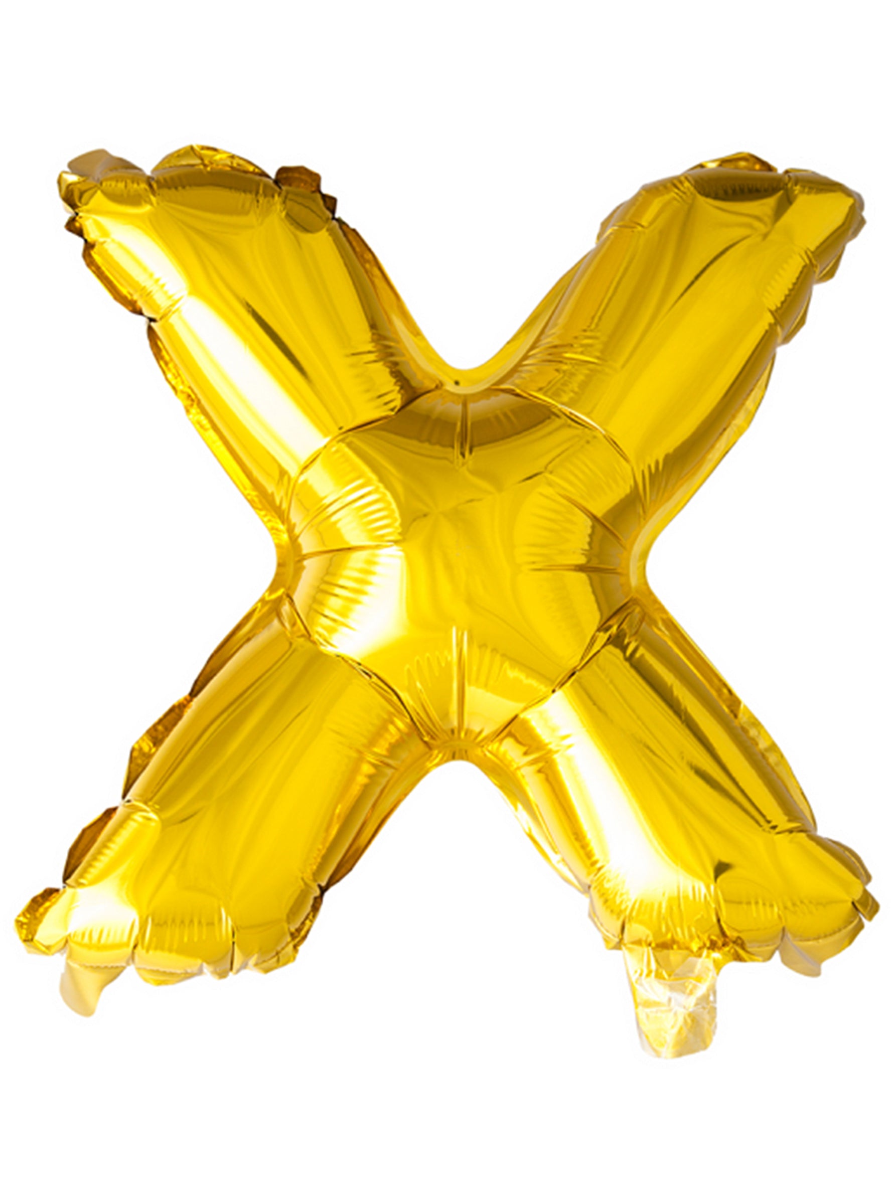 Ballon lettre X doré (102 cm)