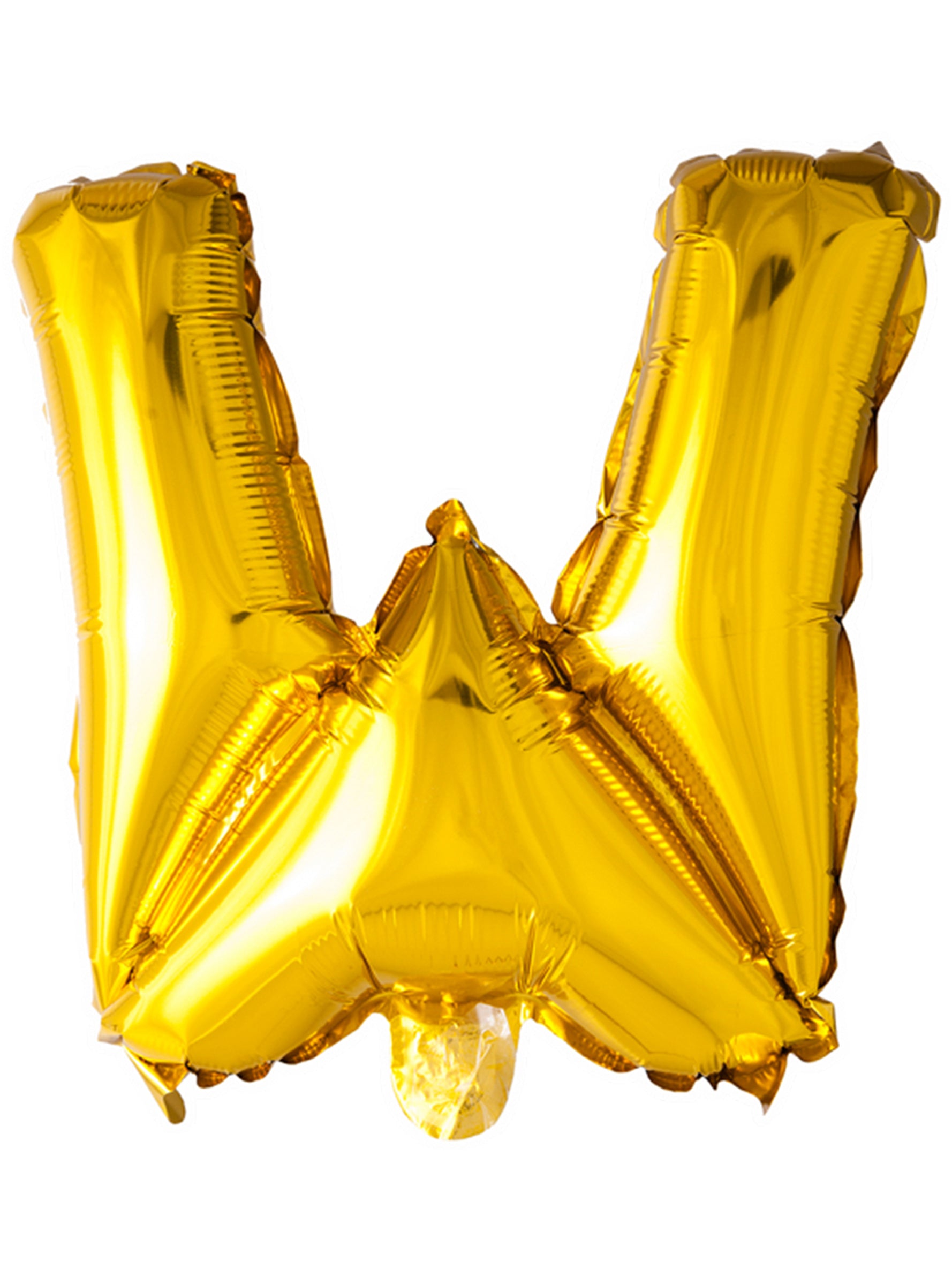 Ballon lettre W doré (102 cm)