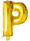 Ballon lettre P doré (102 cm)