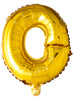 Ballon lettre O doré (102 cm)