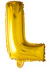 Ballon lettre L doré (102 cm)