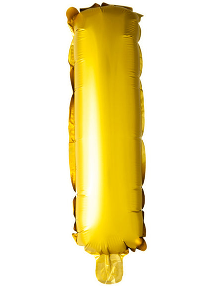 Ballon lettre I doré (102 cm)