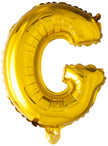 Ballon lettre G doré (102 cm)