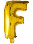 Ballon lettre F doré (102 cm)