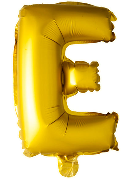 Ballon lettre E doré (102 cm)
