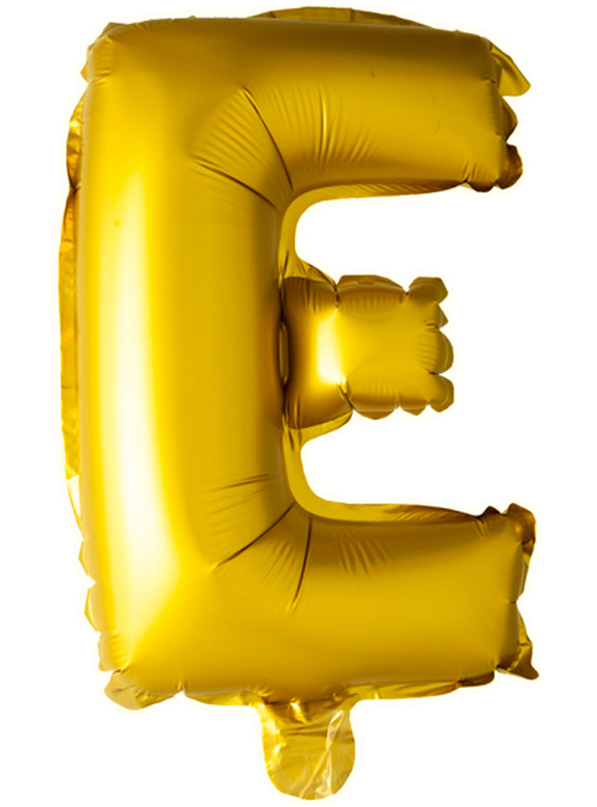Ballon lettre E doré (102 cm)