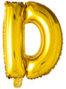 Ballon lettre D doré (102 cm)