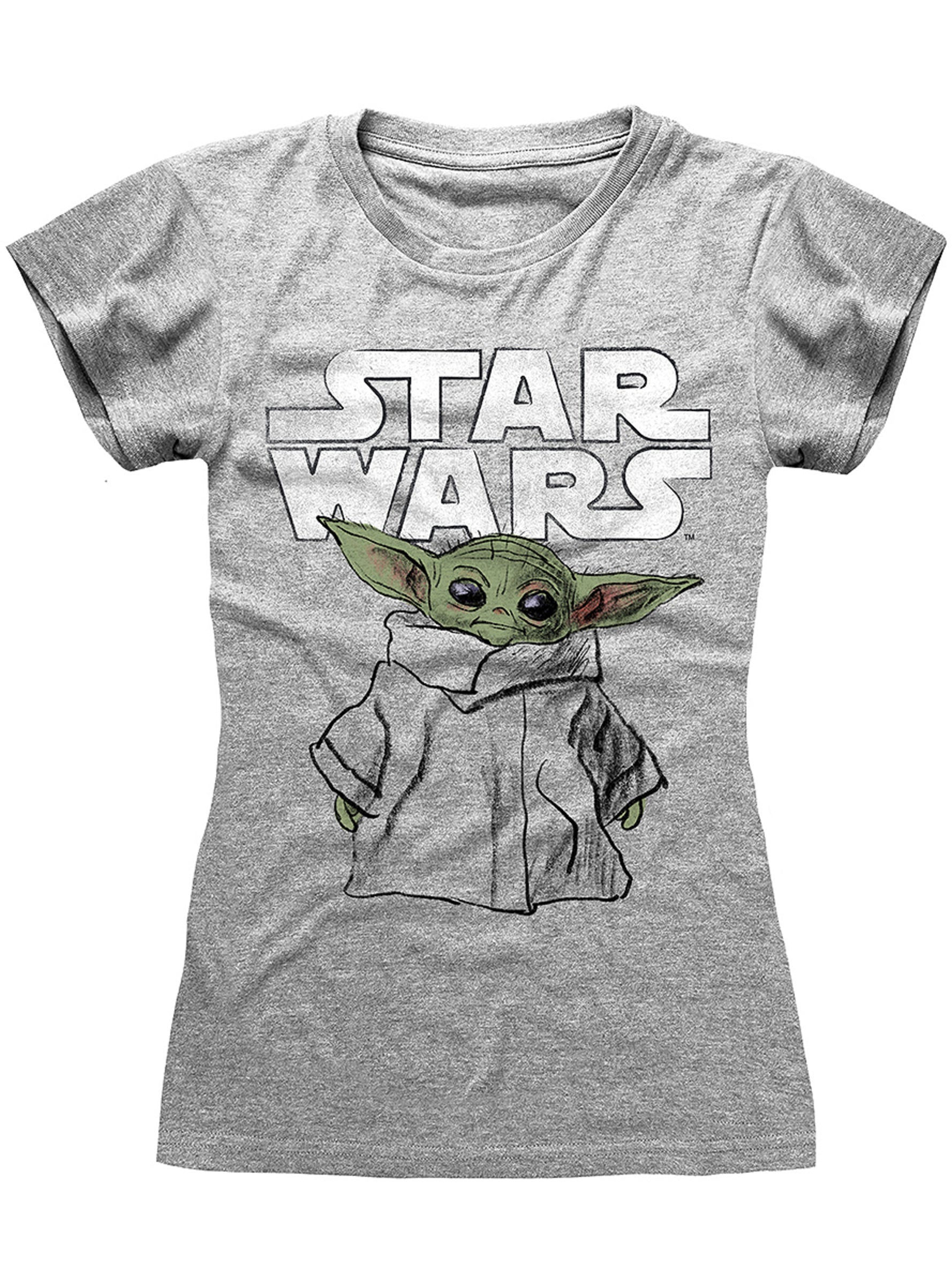 T-shirt Baby Yoda femme - The Mandalorian Star Wars
