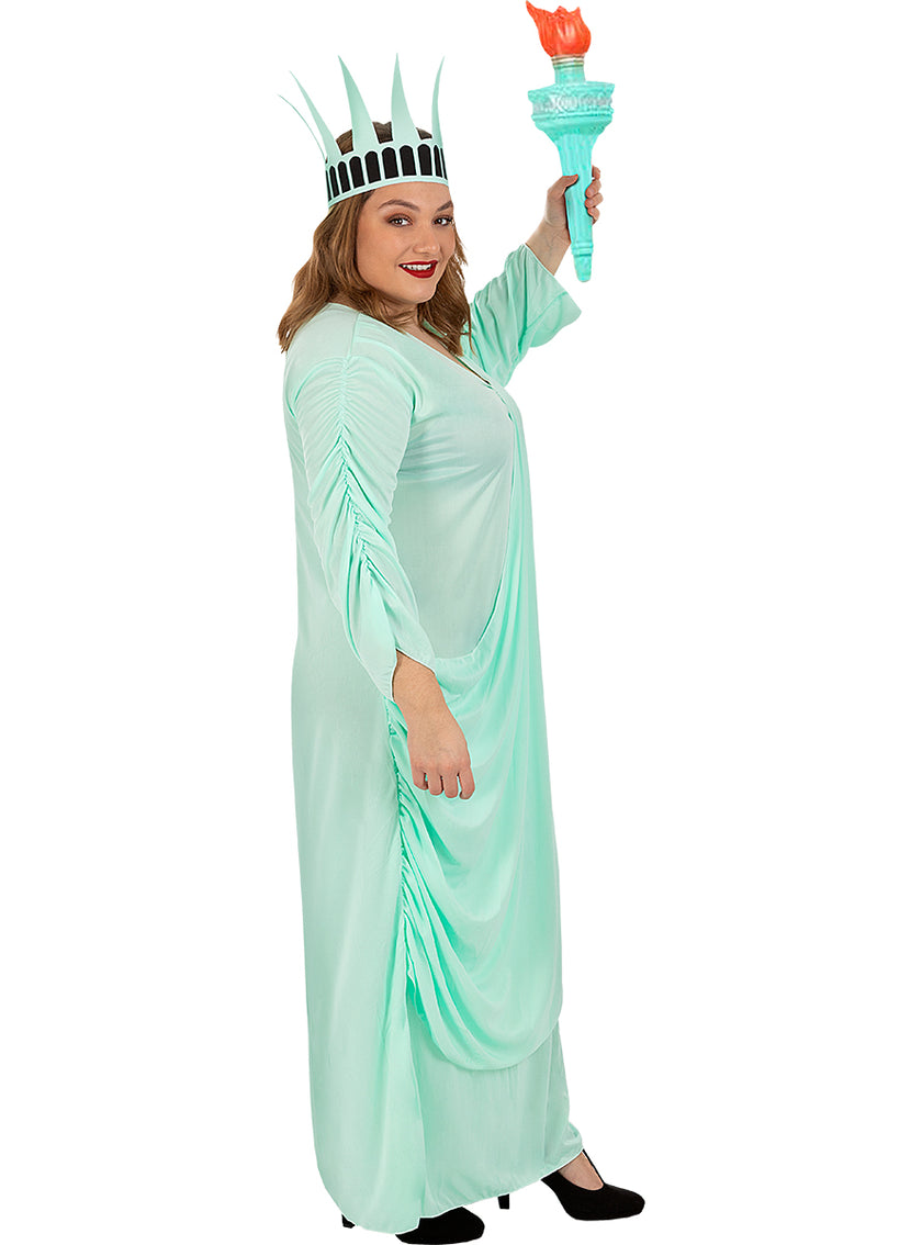 Déguisement statue de la liberté grande taille