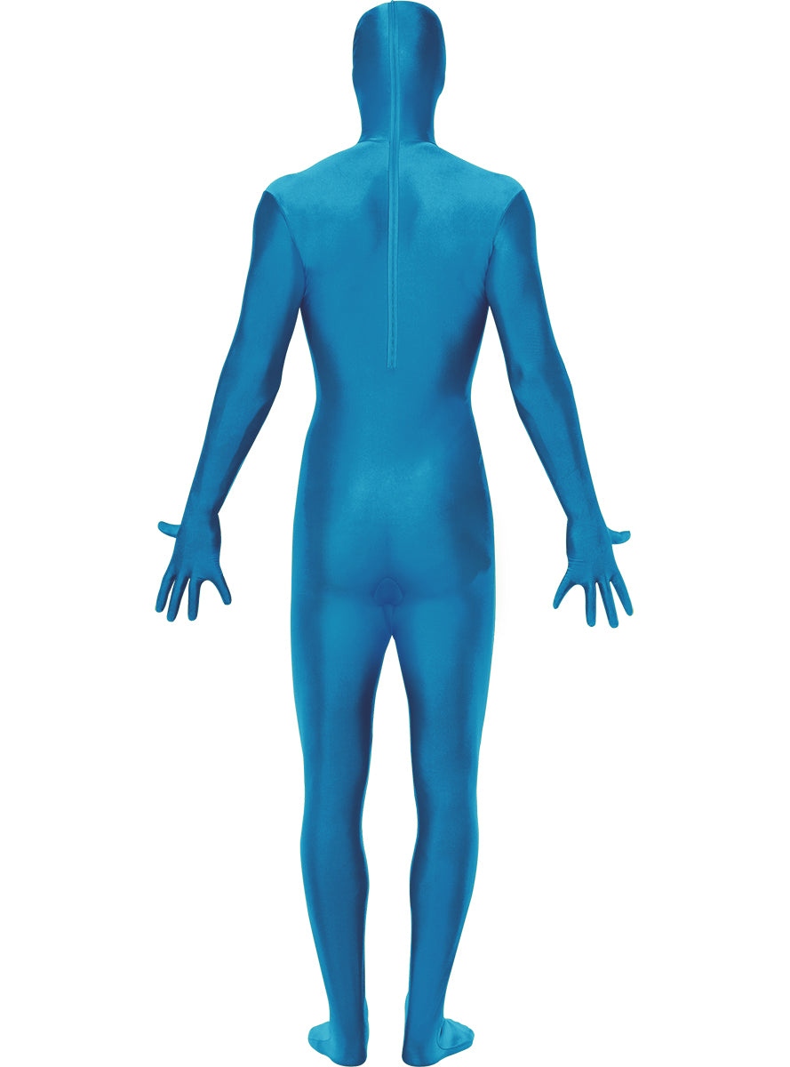 Déguisement seconde peau bleu adulte grande taille