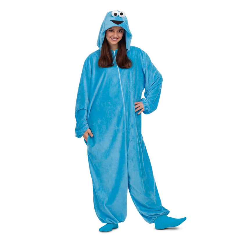 Déguisement Macaron le glouton Sesame Street onesie adulte