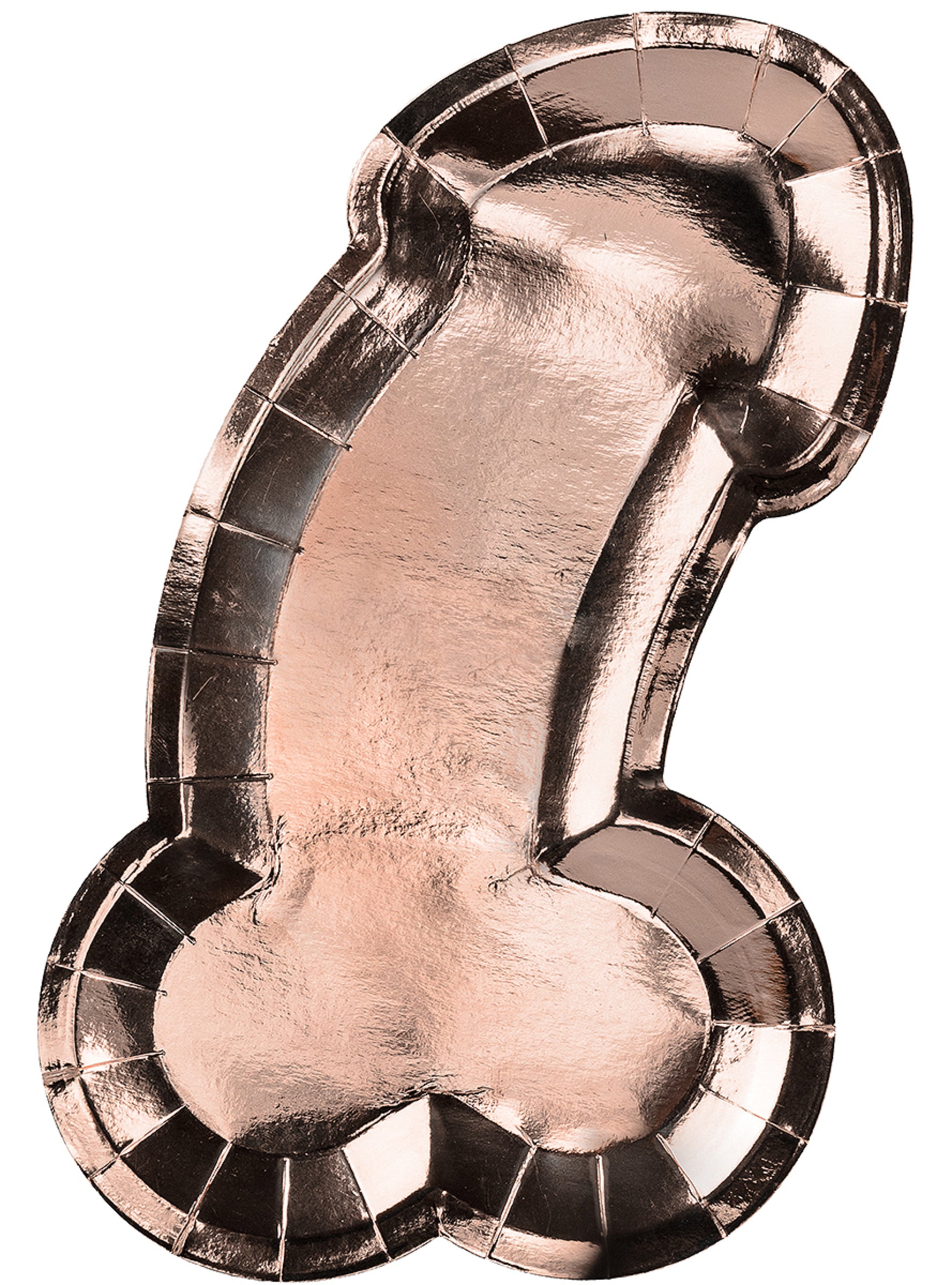 6 assiettes en forme de zizi (26 cm) - Bachelorette party