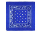 bandana style cachemire bleu