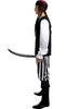 Déguisement pirate à rayures homme - Collection Blanc et Noir