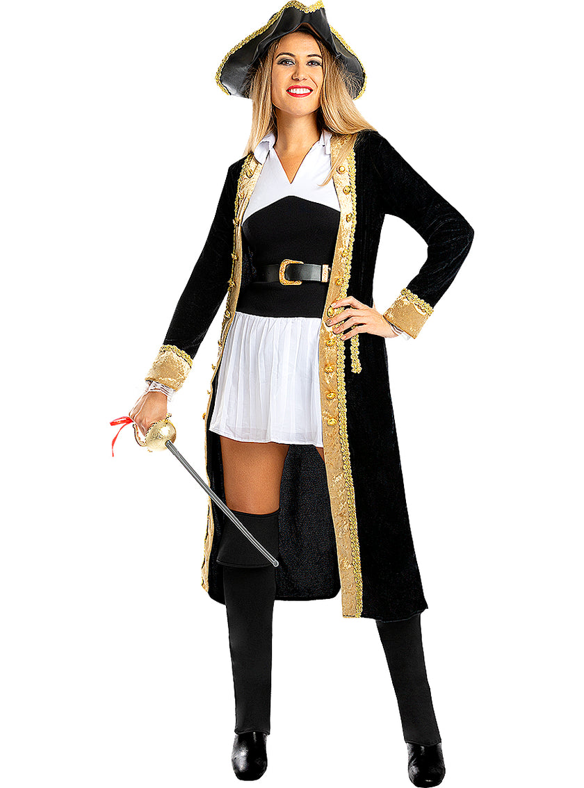 Déguisement pirate deluxe femme - Collection colonial