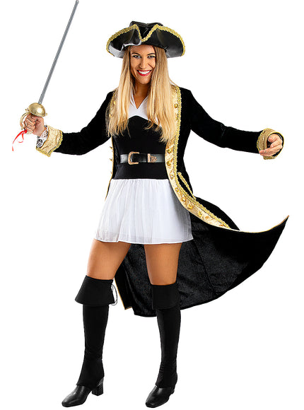 Déguisement pirate deluxe femme - Collection colonial