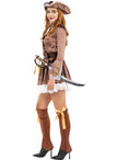 Déguisement pirate colonial femme