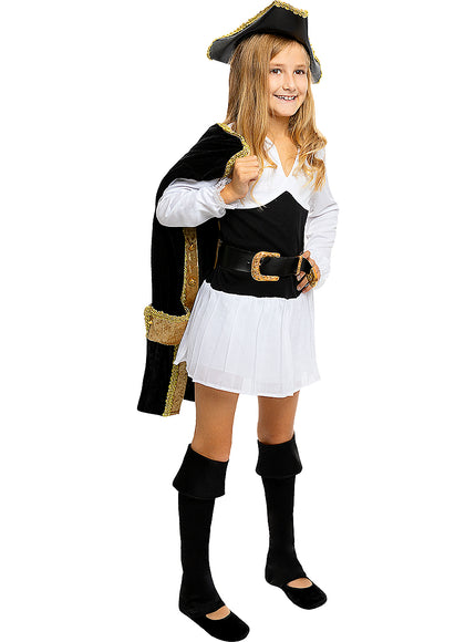 Déguisement pirate deluxe fille - Collection colonial