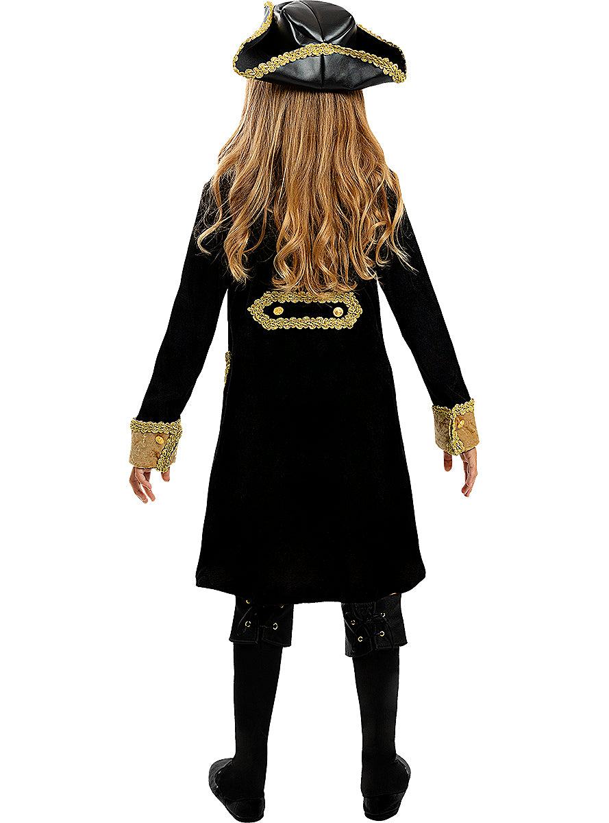 Déguisement pirate deluxe fille - Collection colonial