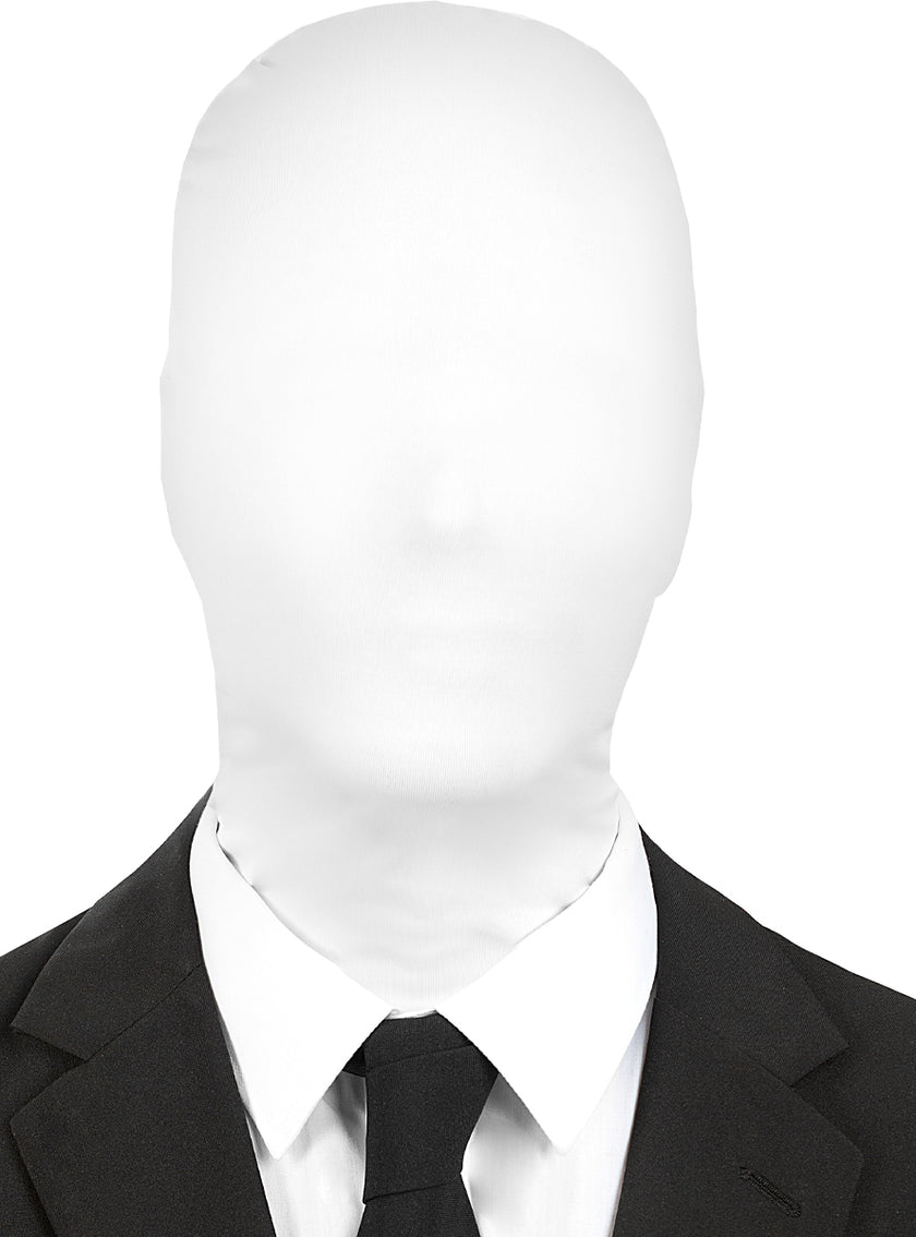 Masque Slenderman blanc
