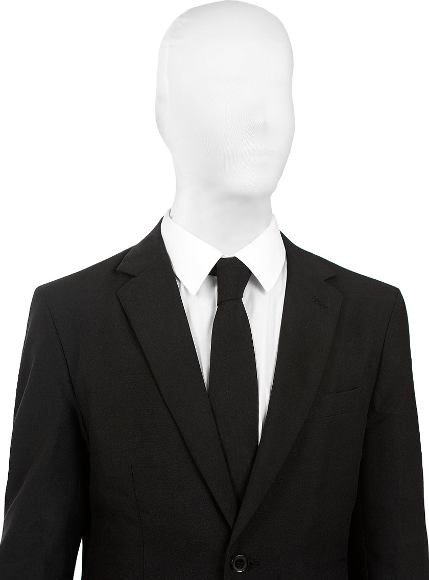Masque Slenderman blanc