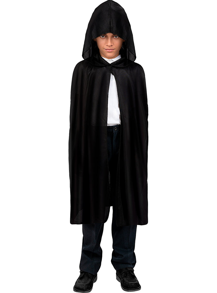 Grande cape noire enfant