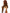 Perruque pirate marron femme