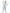 Déguisement licorne bleue onesie adulte
