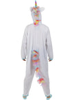 Déguisement licorne bleue onesie adulte