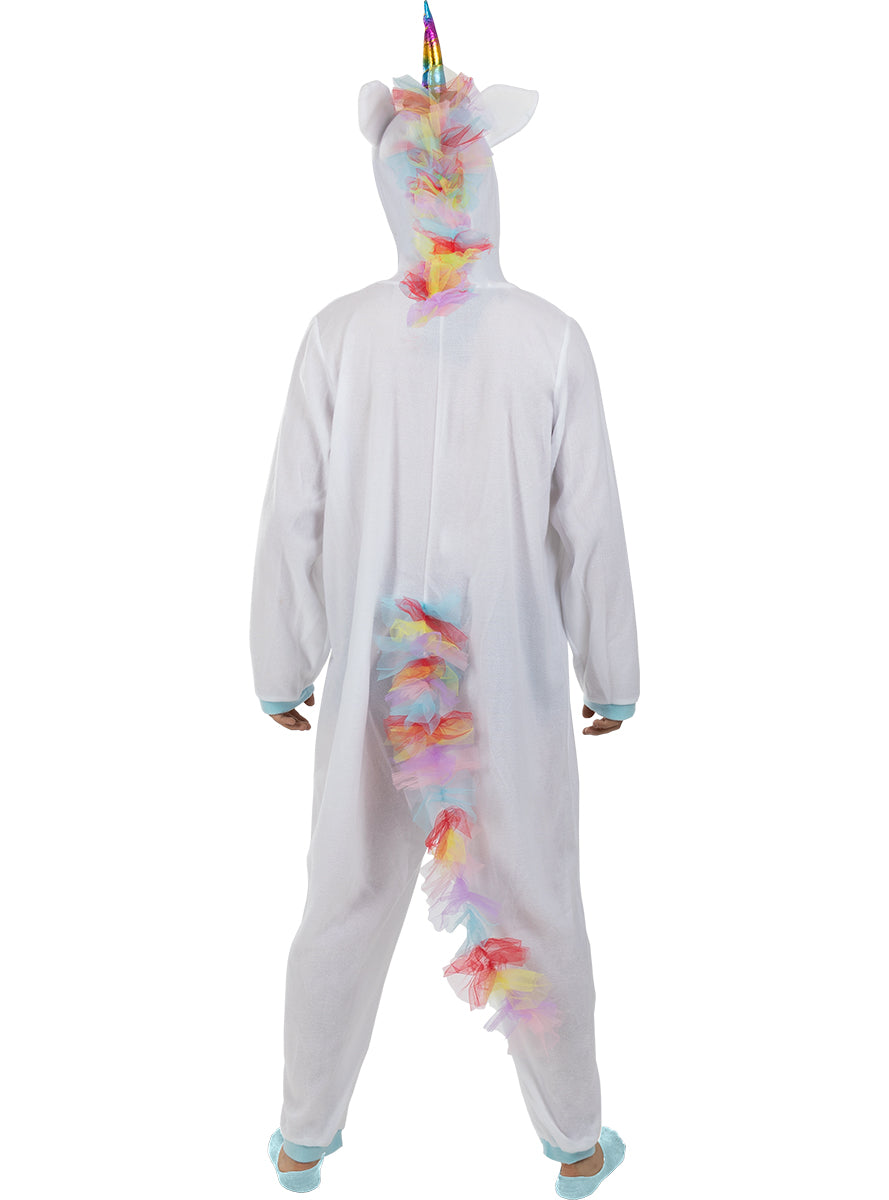 Déguisement licorne bleue onesie adulte