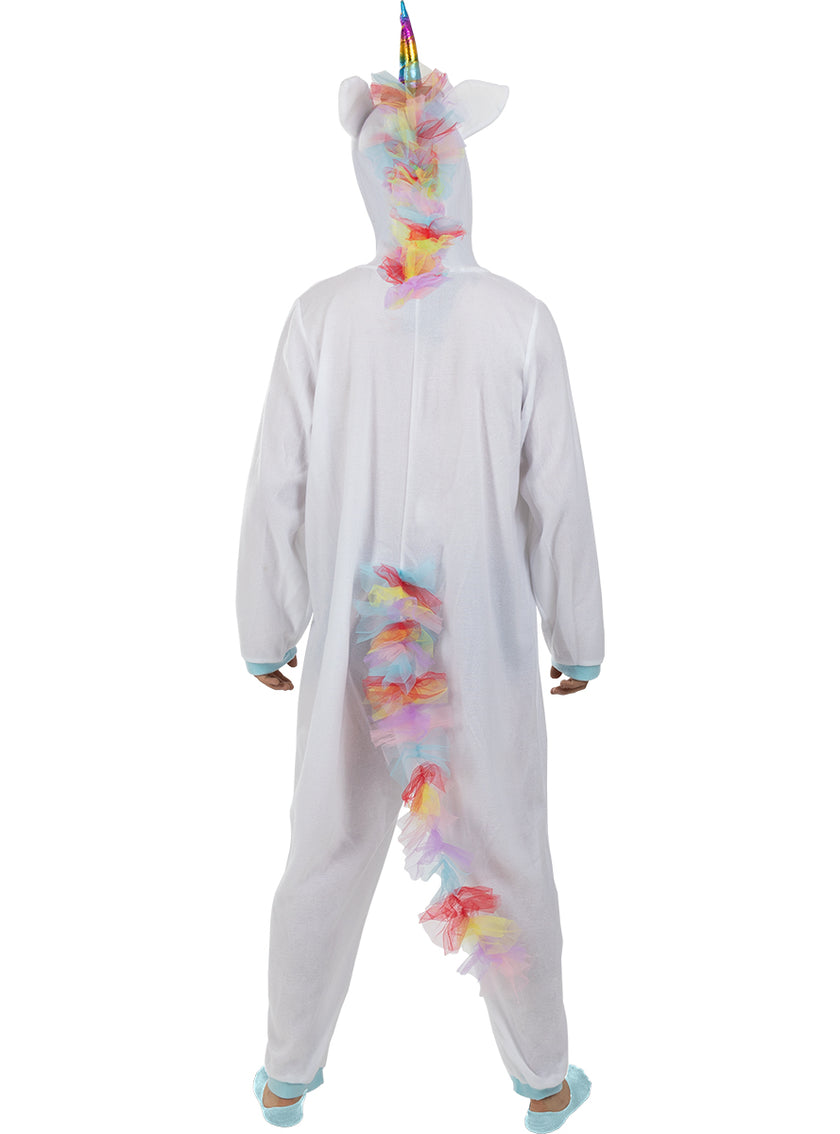 Déguisement licorne bleue onesie adulte