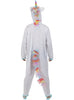 Déguisement licorne bleue onesie adulte