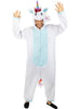 Déguisement licorne bleue onesie adulte