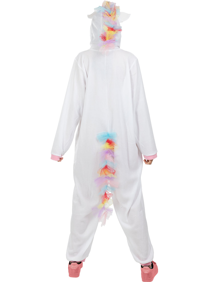 Déguisement licorne rose onesie adulte