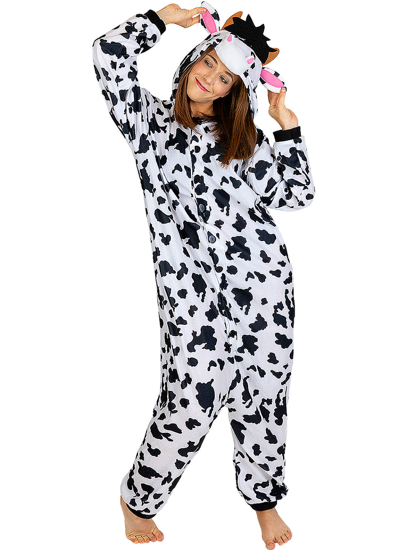 Déguisement vache onesie adulte