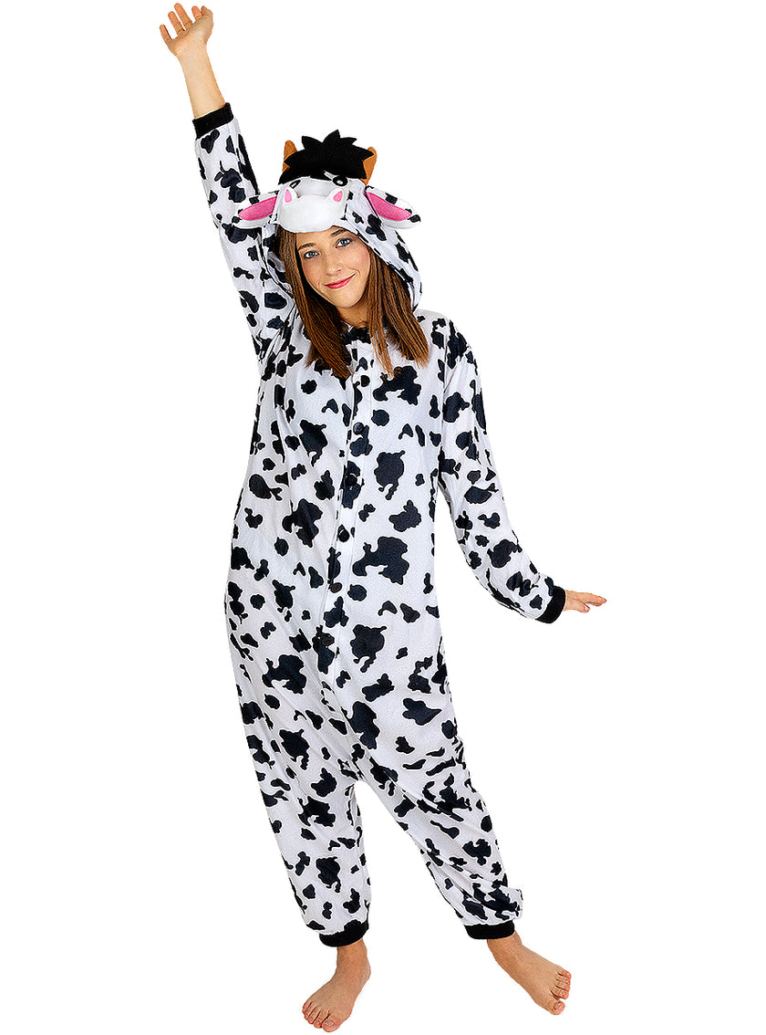 Déguisement vache onesie adulte