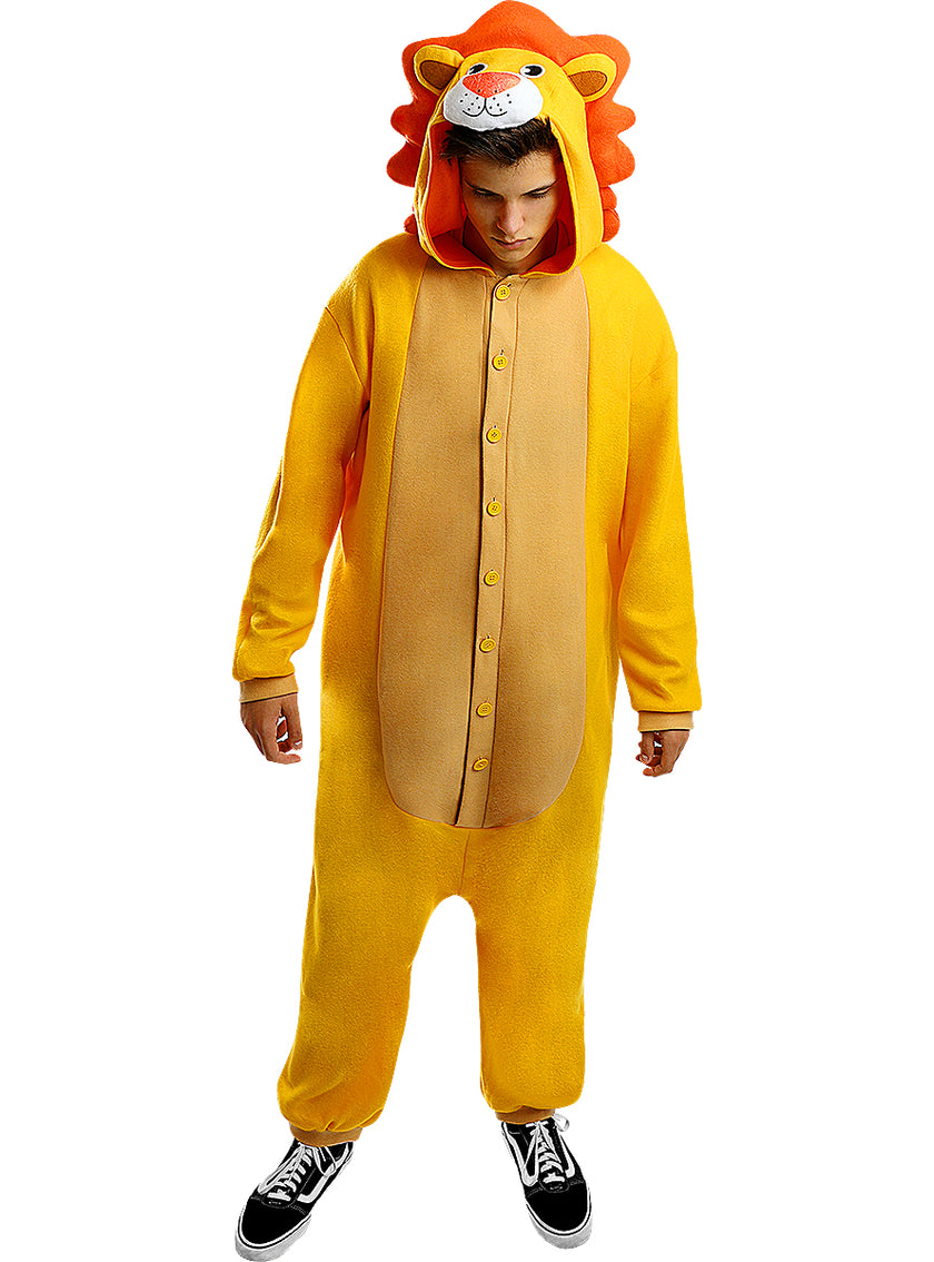 Déguisement lion onesie adulte