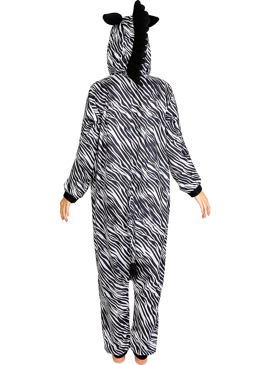 Déguisement zèbre onesie adulte