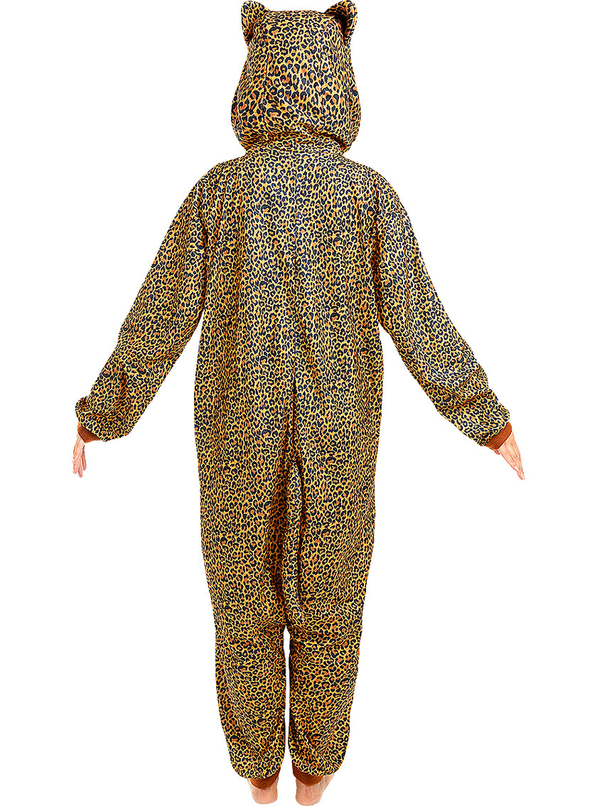 Déguisement léopard onesie adulte