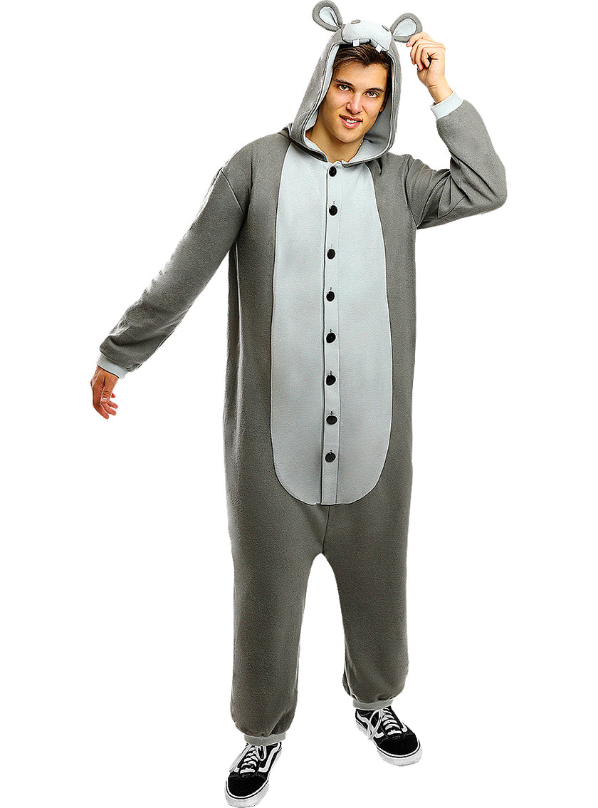 Déguisement hippopotame onesie adulte