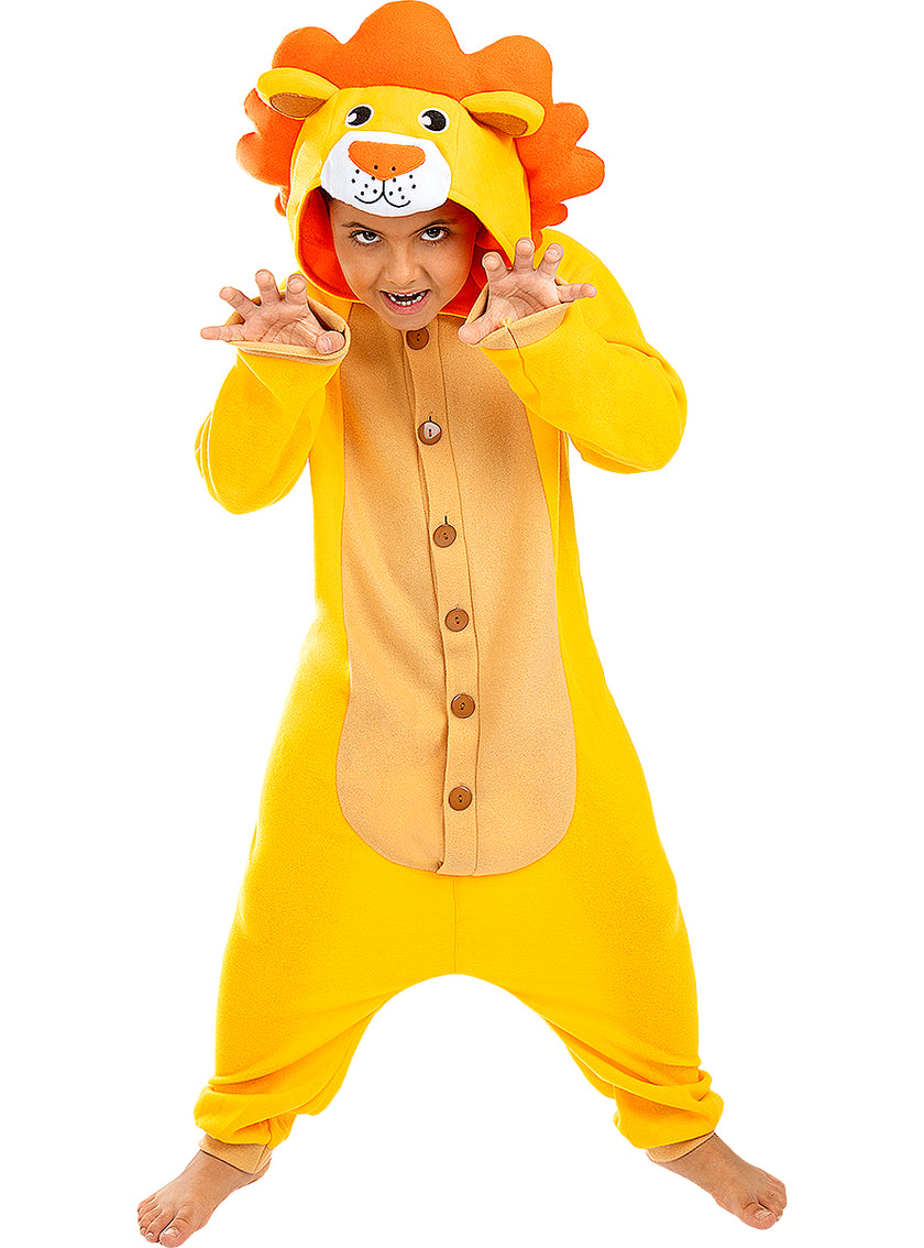 Déguisement lion onesie enfant