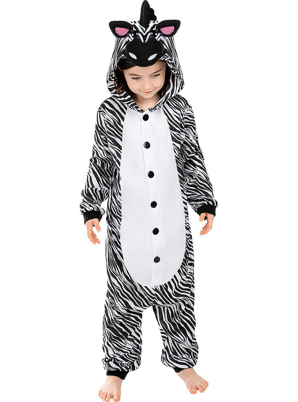 Déguisement zèbre onesie enfant