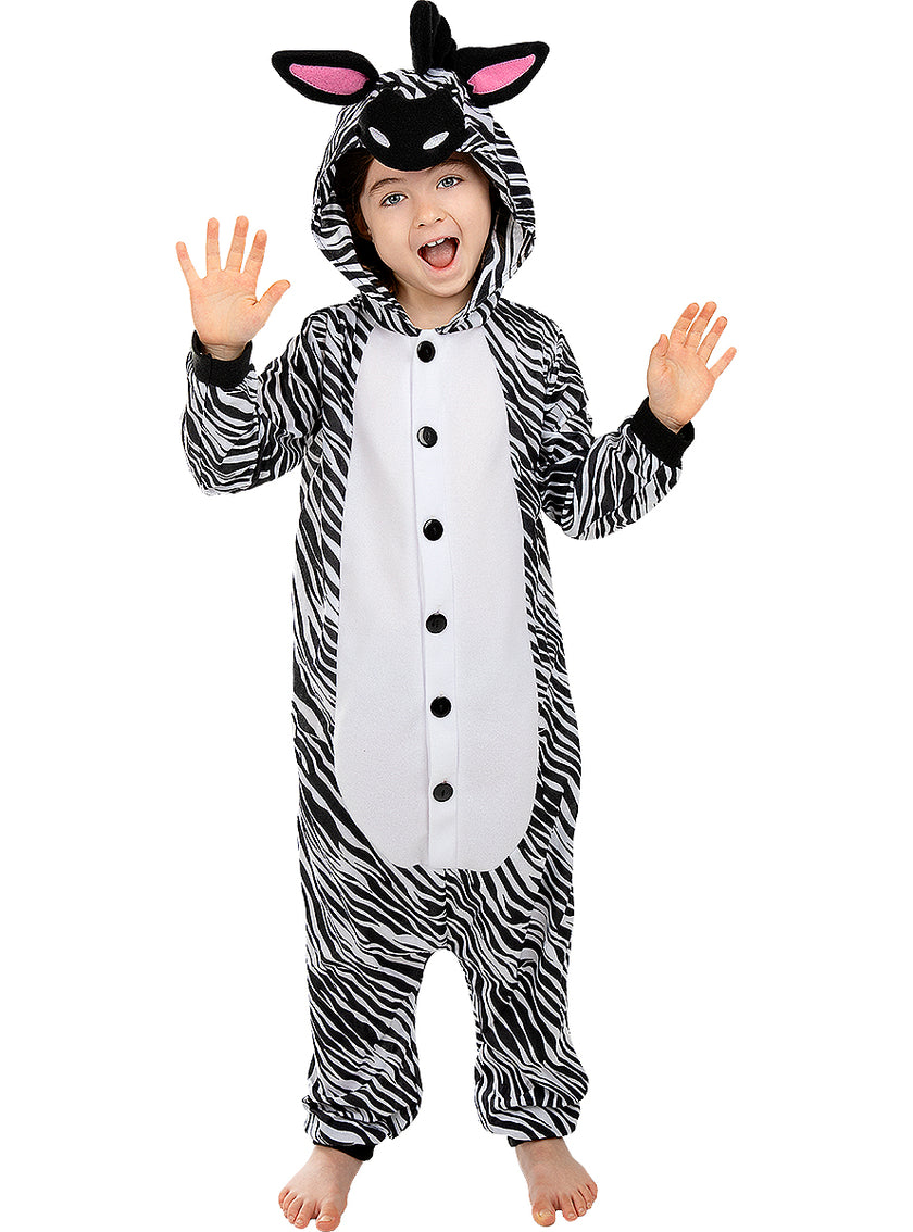 Déguisement zèbre onesie enfant