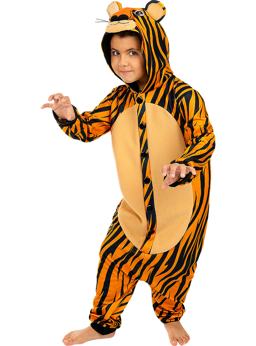 Déguisement tigre onesie enfant